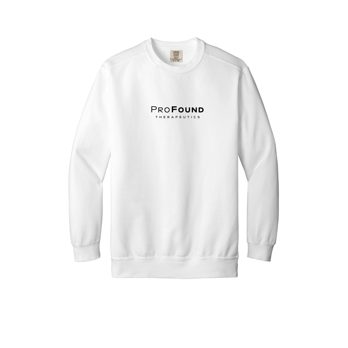 profoundtx-premium-comfort-crewneck-dtf-front-1566-white-flat-front