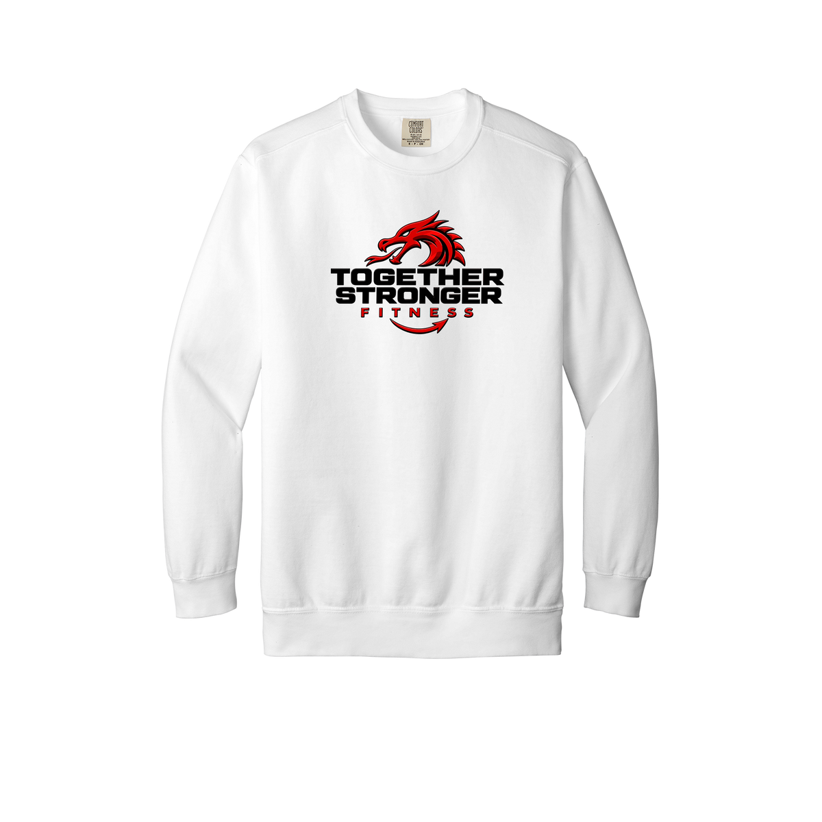 togetherstrongerfitness-premium-comfort-crewneck-dtf-front-1566-white-flat-front