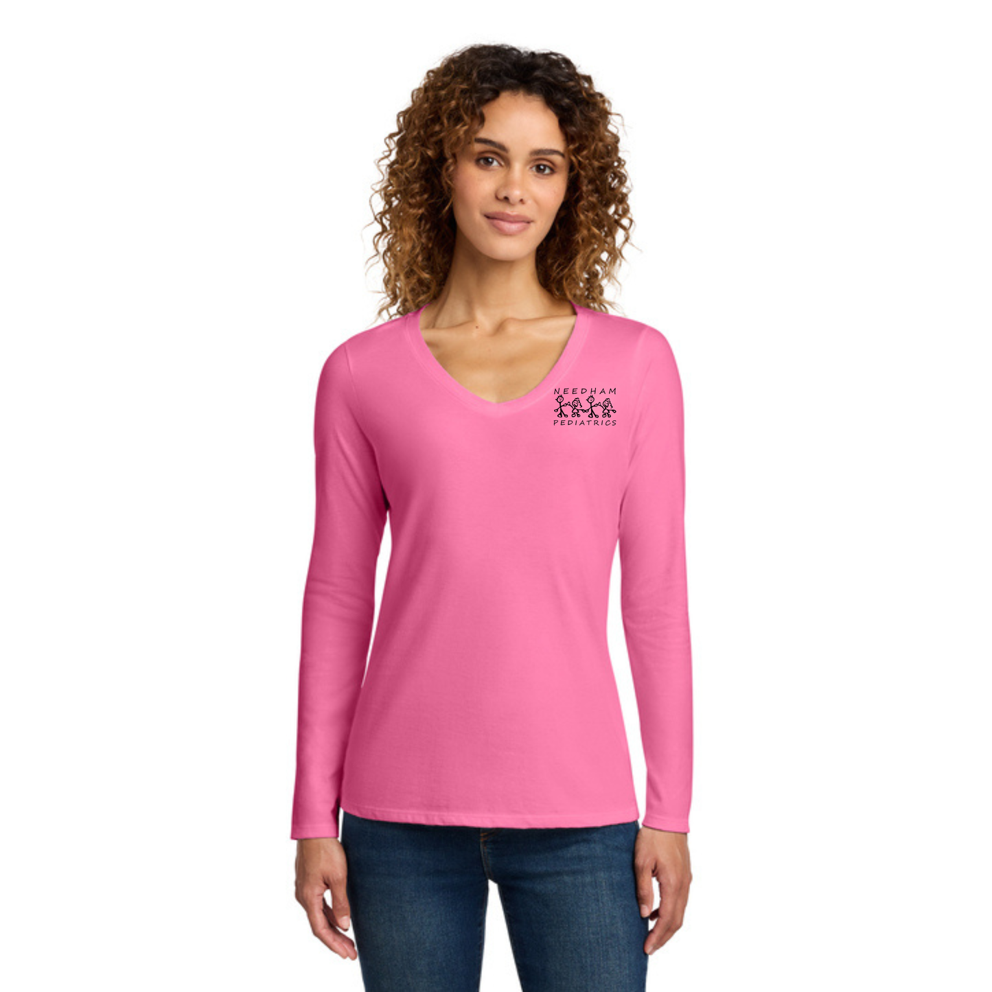 Women's Long Sleeve V-Neck Tee