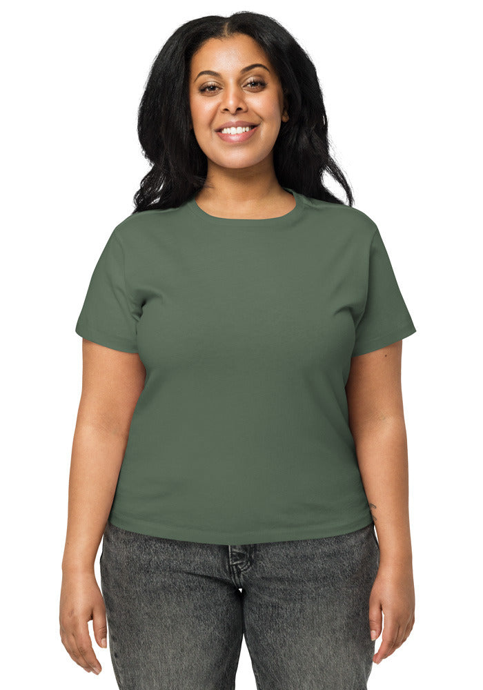 Women's High-Waisted Tee | Cotton Heritage OW1086