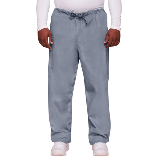 Unisex Drawstring Cargo Scrub Pant