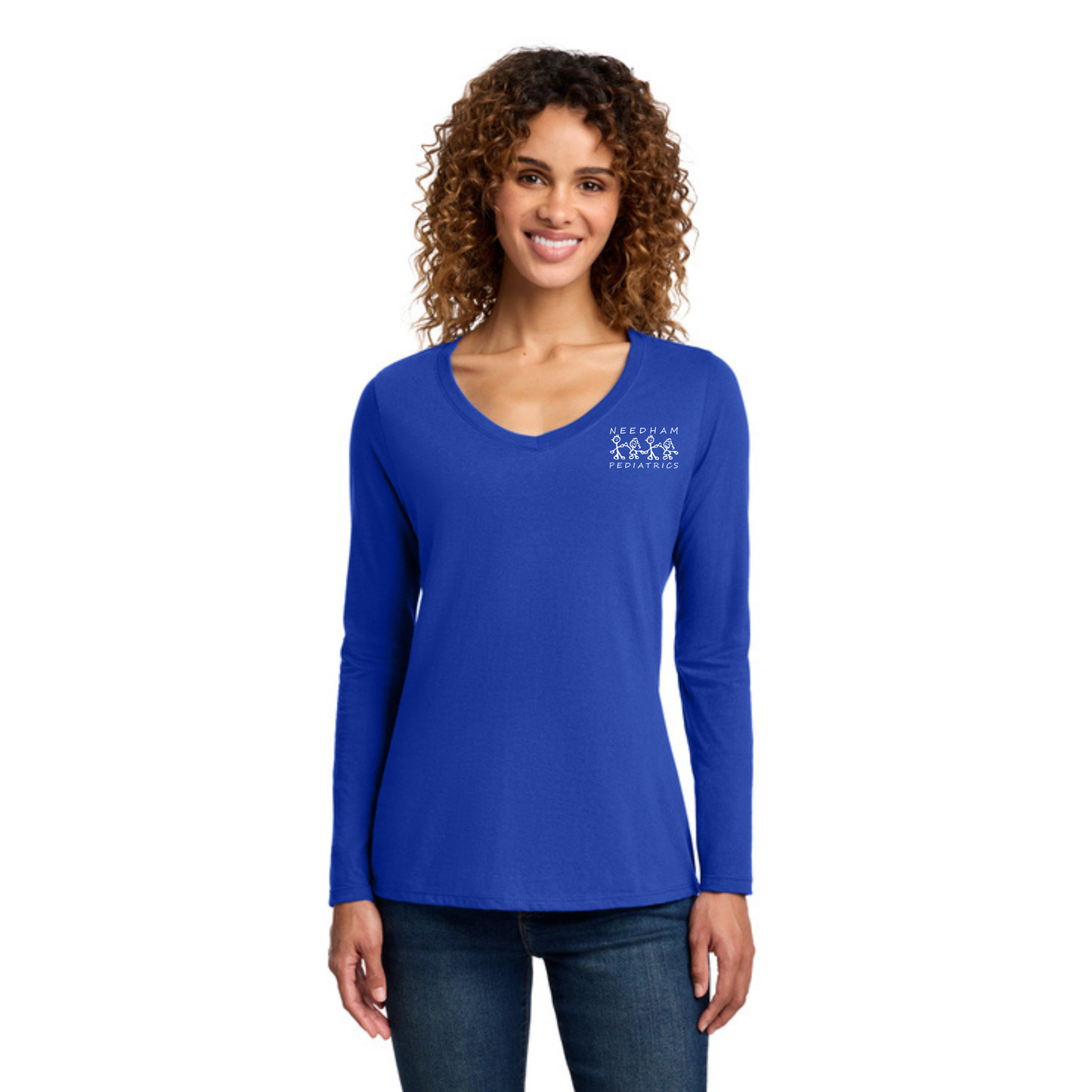 Women's Long Sleeve V-Neck Tee