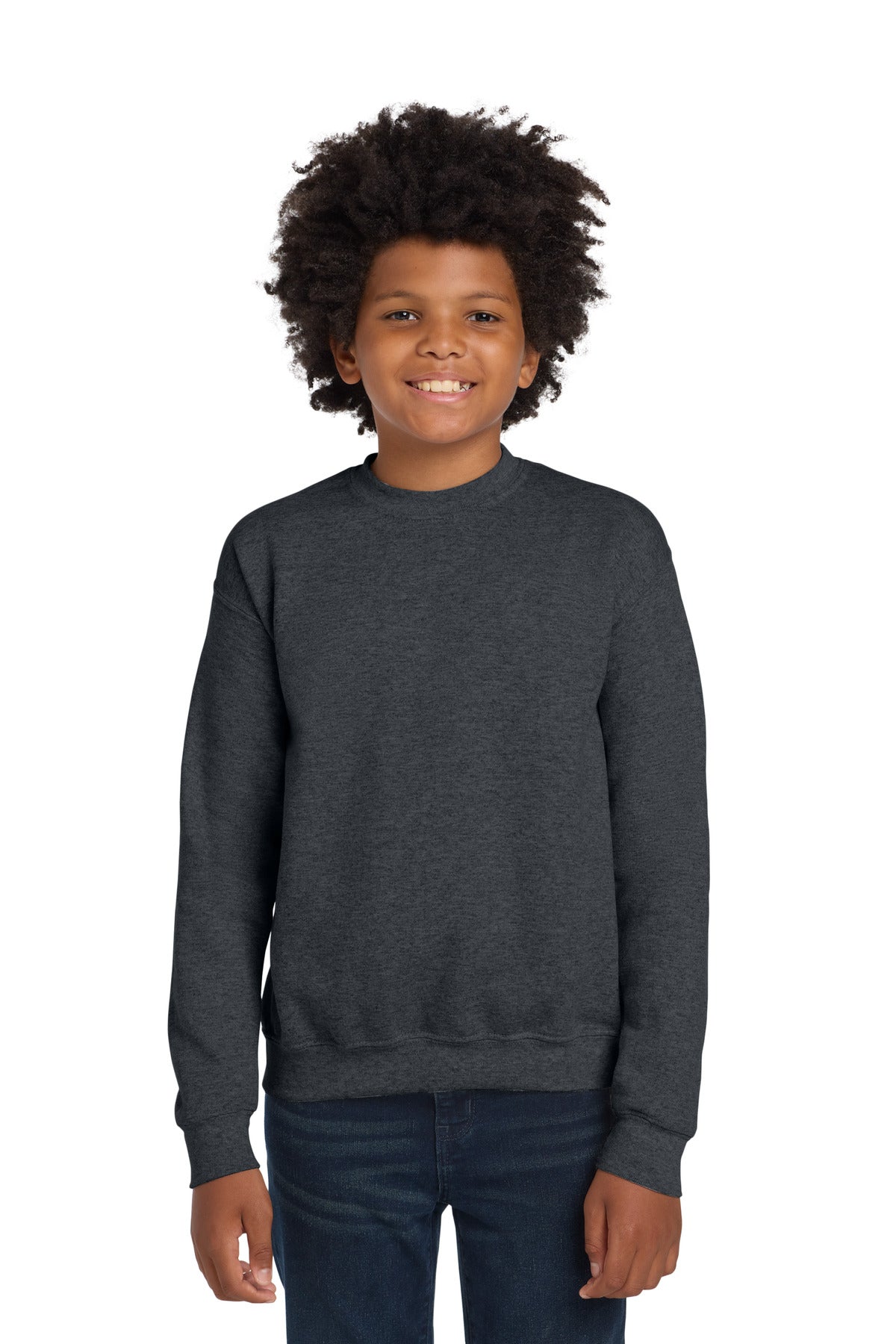 Gildan® Youth Heavy Blend™ Crewneck Sweatshirt.  18000B