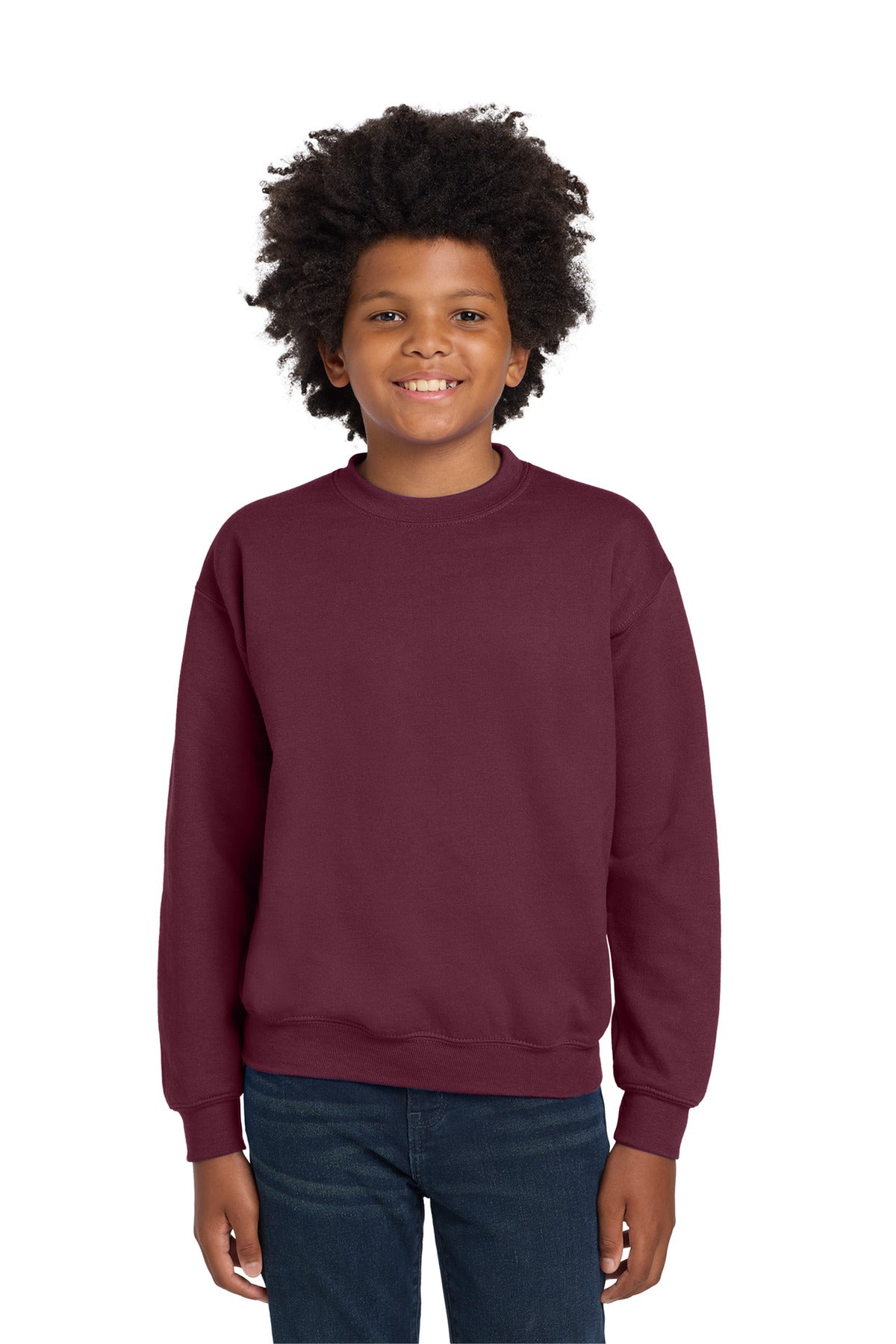 Gildan® Youth Heavy Blend™ Crewneck Sweatshirt.  18000B