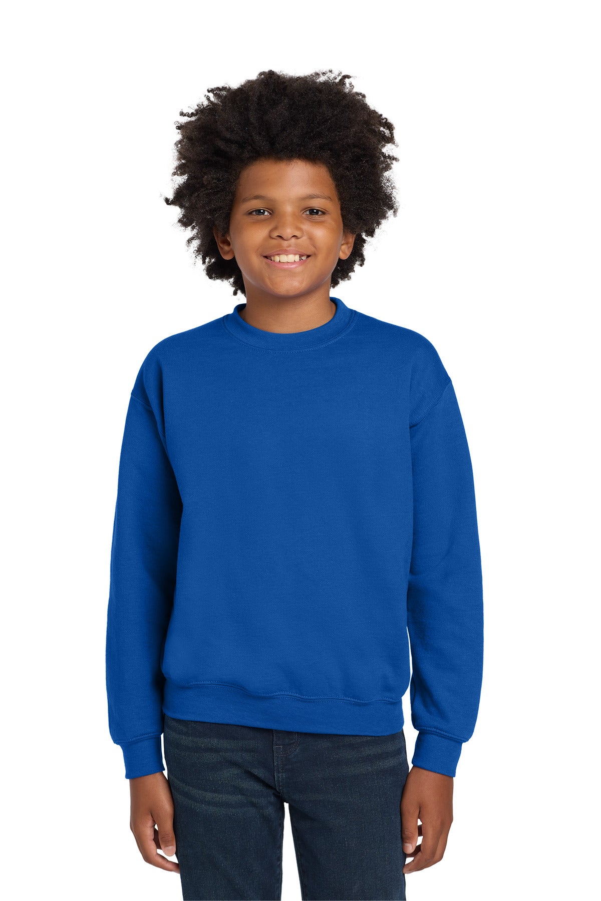 Gildan® Youth Heavy Blend™ Crewneck Sweatshirt.  18000B