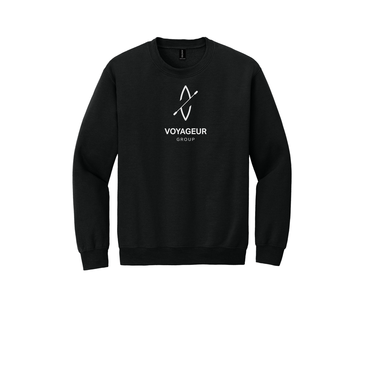 voyageurgroup-comfort-crewneck-dtf-front-18000-black-flat-front
