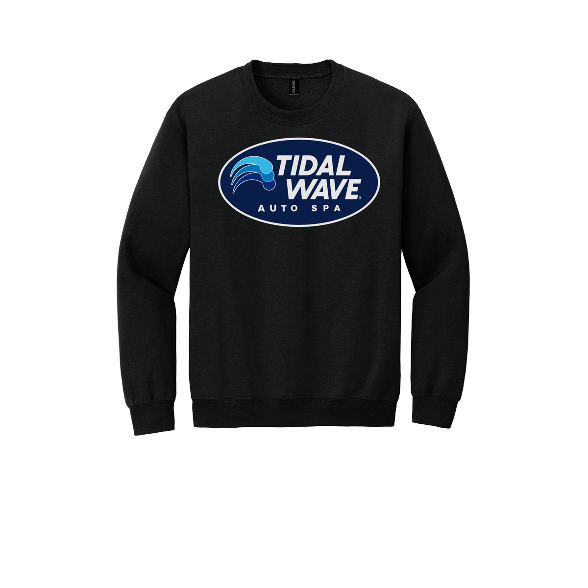 tidalwaveautospa-comfort-crewneck-dtf-front-18000-black-flat-front