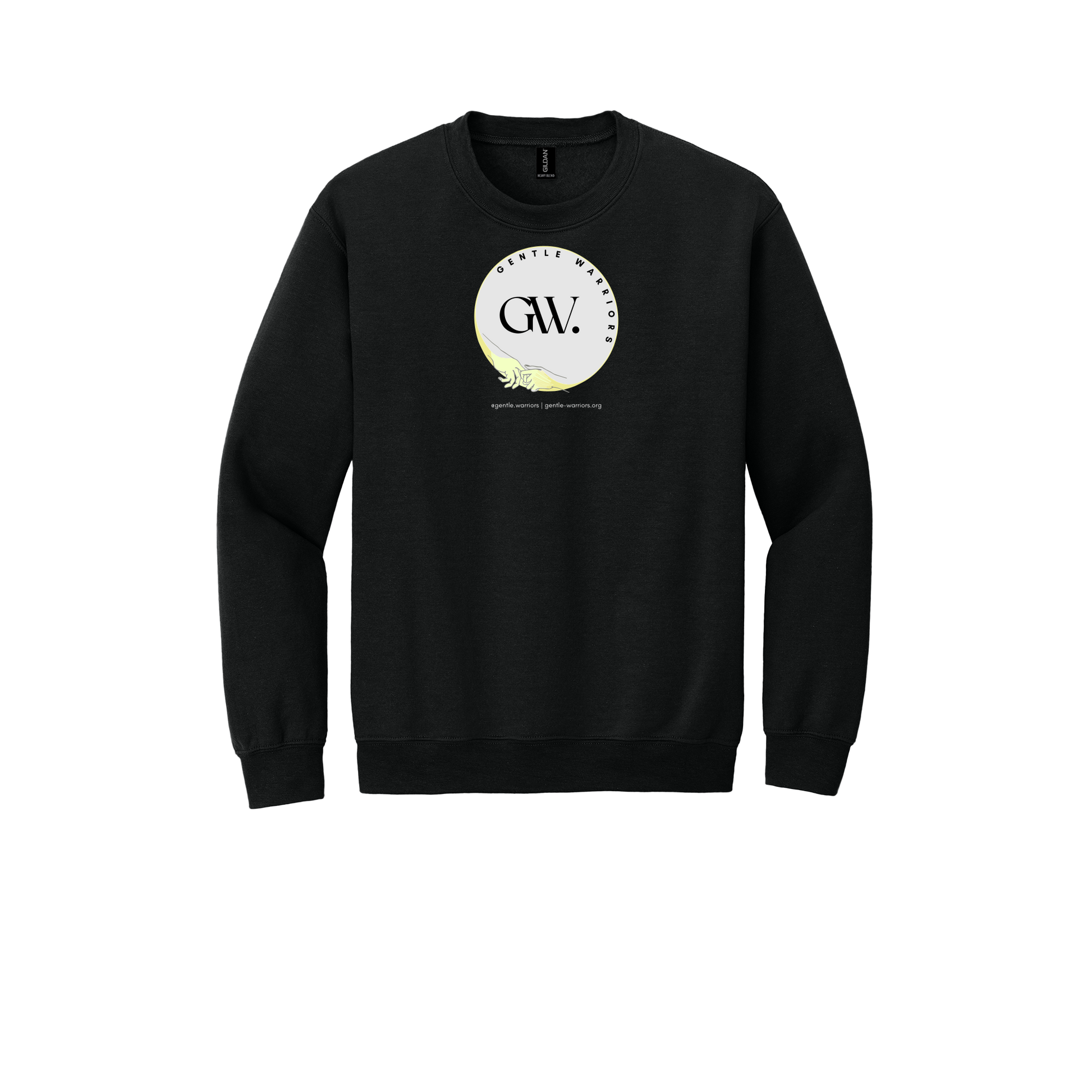 gentle-warriors-comfort-crewneck-dtf-front-18000-black-flat-front