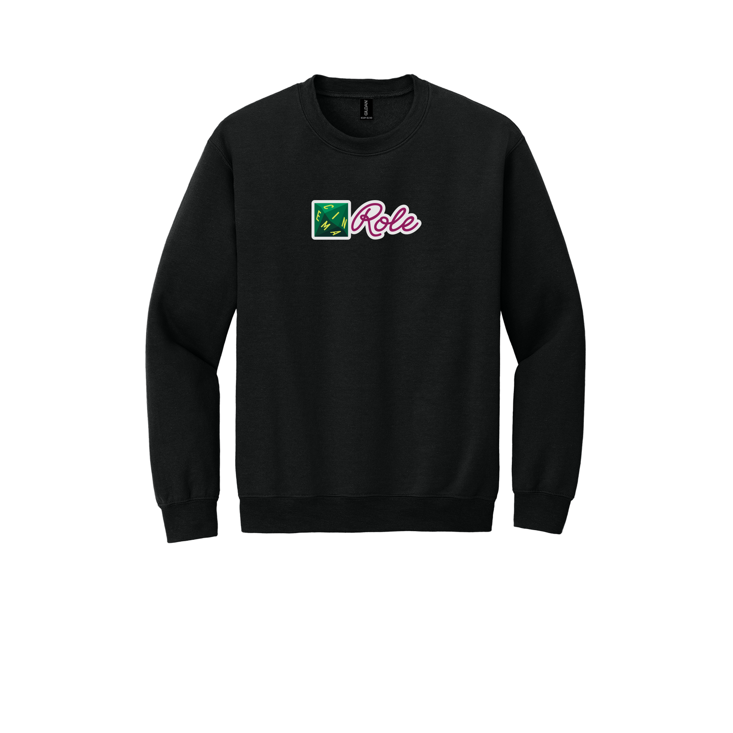 cinemarole-comfort-crewneck-dtf-front-18000-black-flat-front