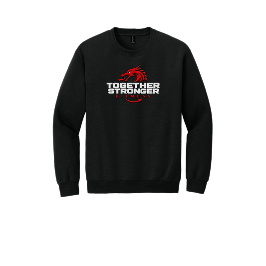togetherstrongerfitness-comfort-crewneck-dtf-front-18000-black-flat-front