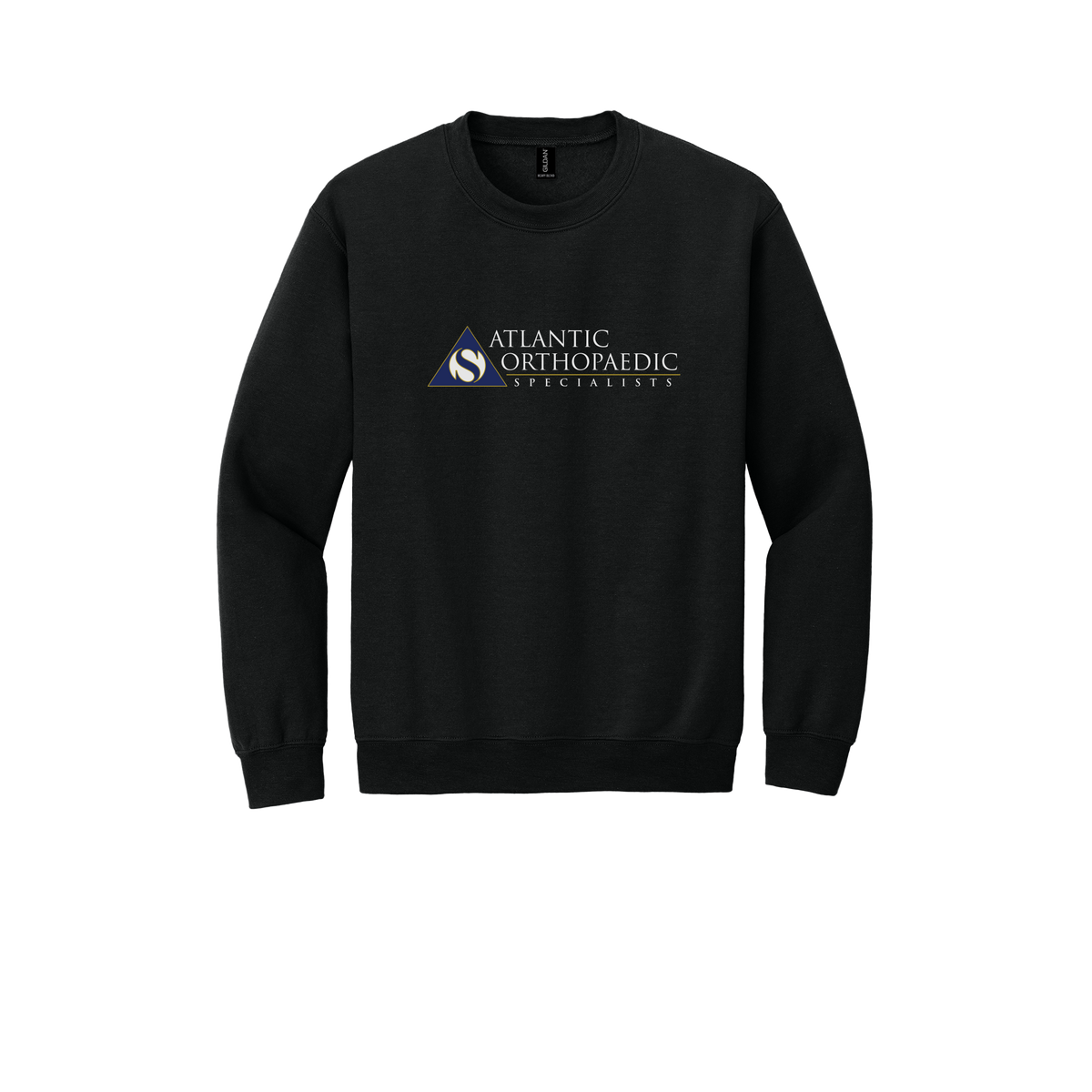 atlanticortho-clinic-comfort-crewneck-dtf-front-18000-black-flat-front