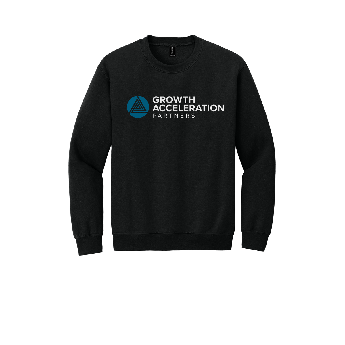 growthaccelerationpartners-comfort-crewneck-dtf-front-18000-black-flat-front