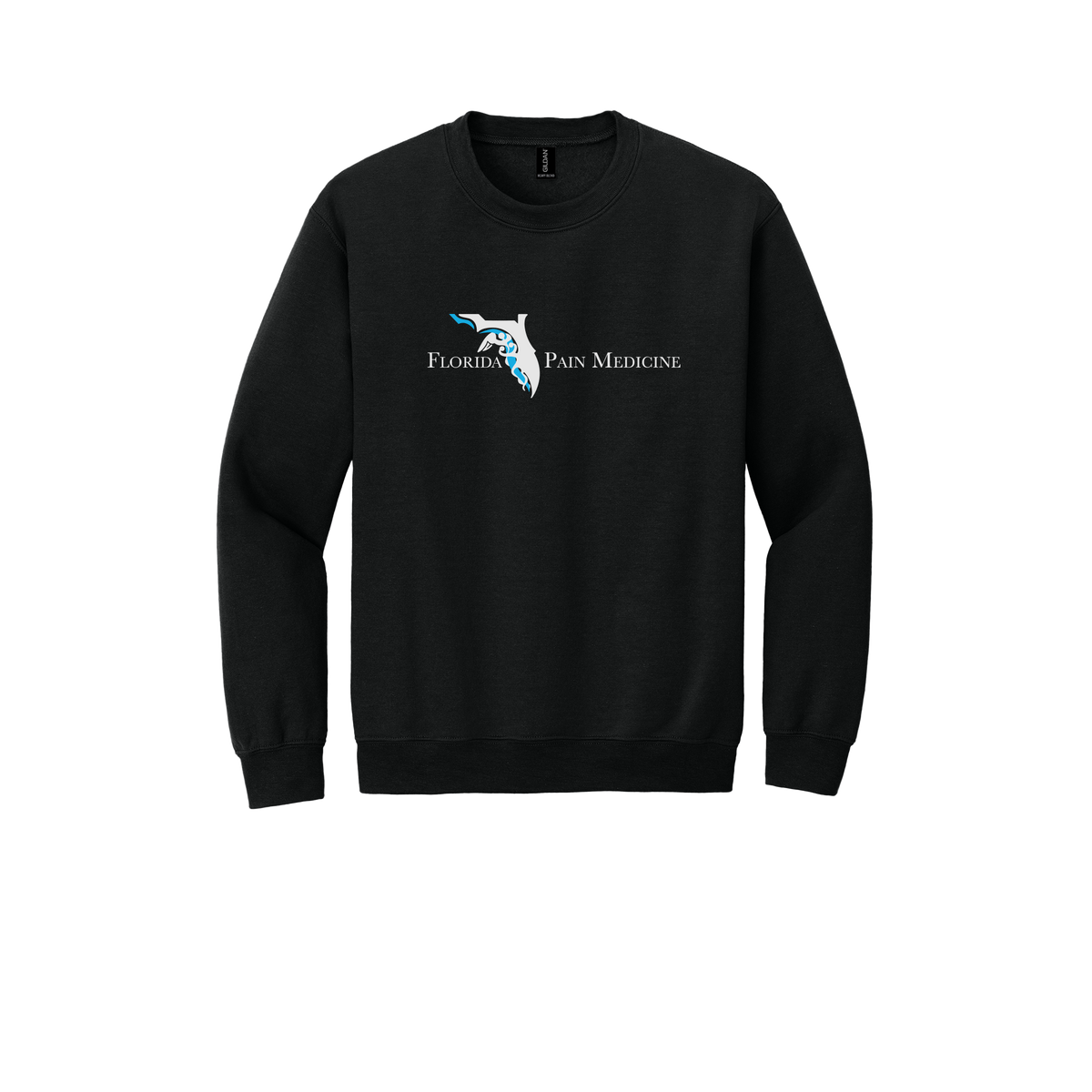 floridapainmedicine-clinic-comfort-crewneck-dtf-front-18000-black-flat-front