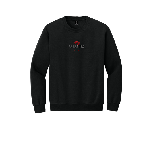 togetherstrongerfitness-comfort-crewneck-dtf-front-18000-black-flat-front