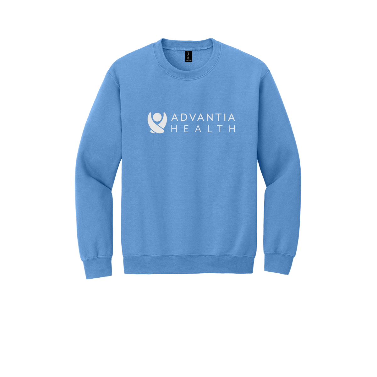 advantiahealth-clinic-comfort-crewneck-dtf-front-18000-carolinablue-flat-front
