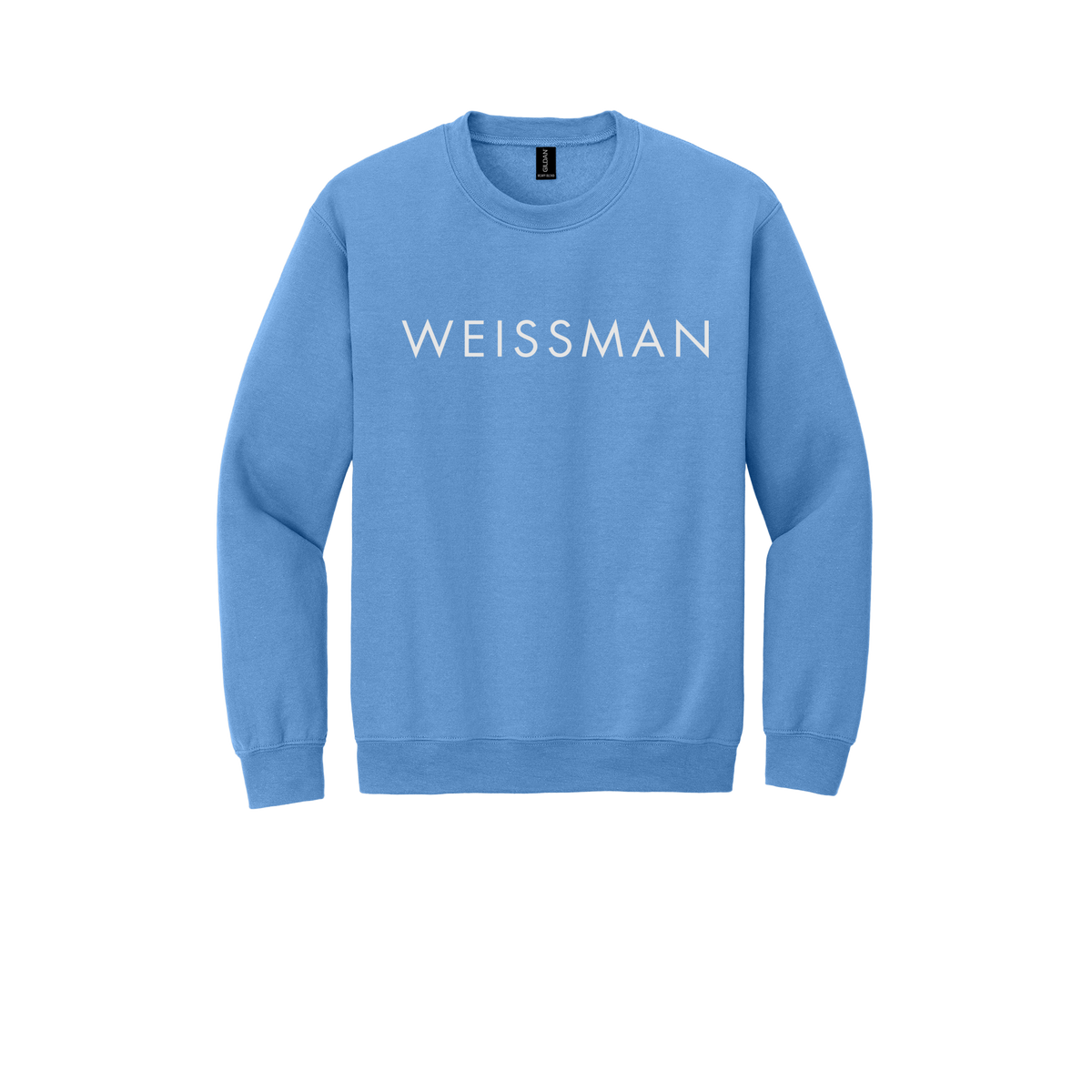 weissmans-comfort-crewneck-dtf-front-18000-carolinablue-flat-front