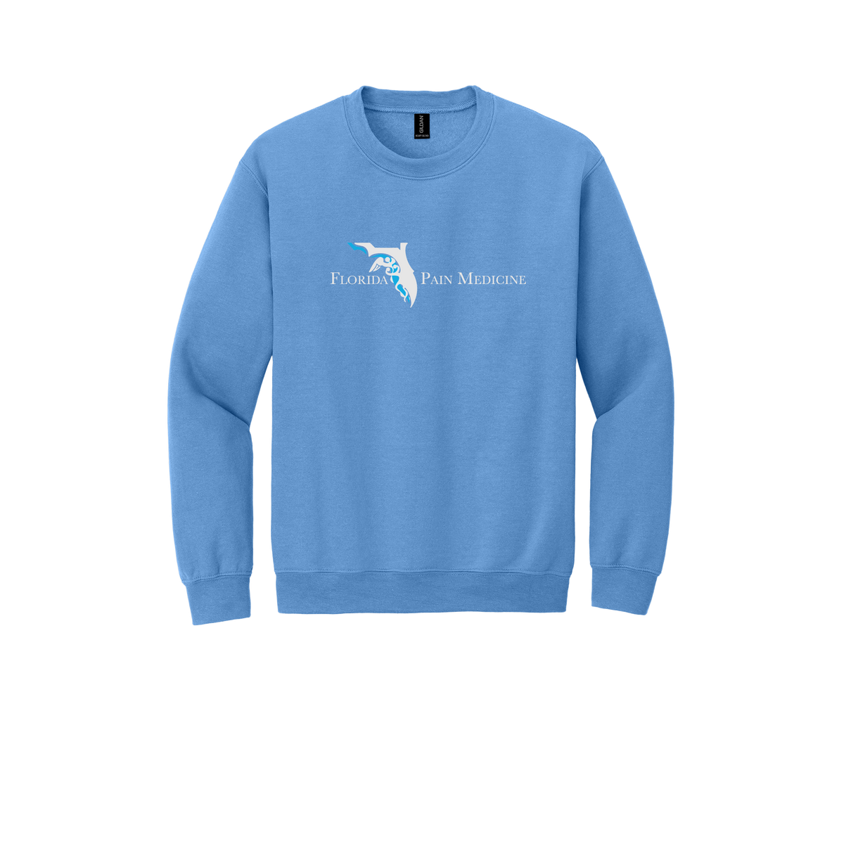 floridapainmedicine-clinic-comfort-crewneck-dtf-front-18000-carolinablue-flat-front