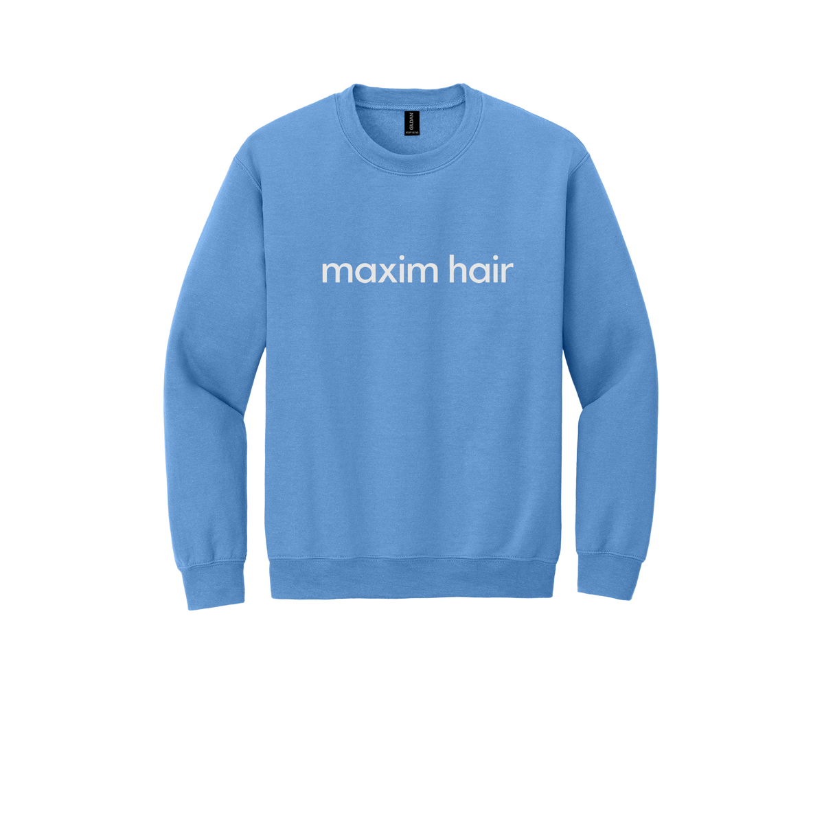 maximhairrestoration-clinic-comfort-crewneck-dtf-front-18000-carolinablue-flat-front