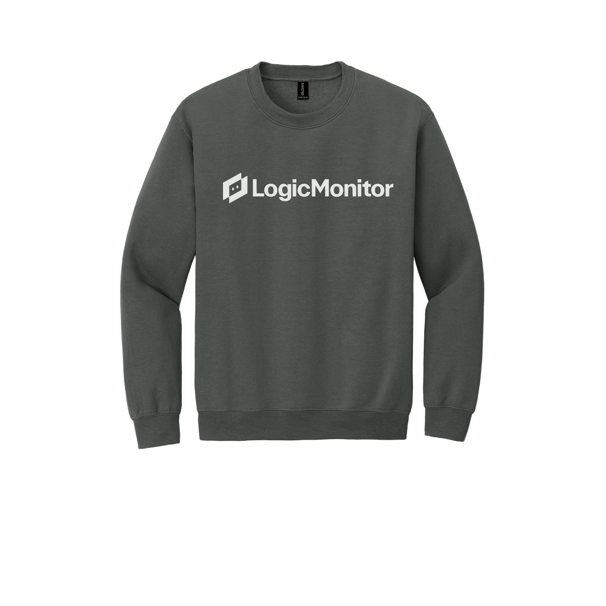 logicmonitor-comfort-crewneck-dtf-front-18000-charcoal-flat-front