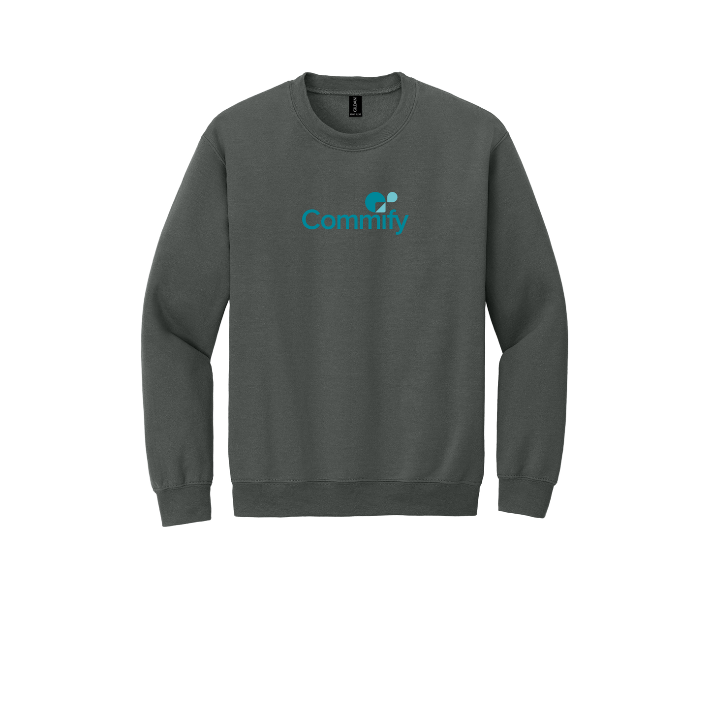 commify-comfort-crewneck-dtf-front-18000-charcoal-flat-front