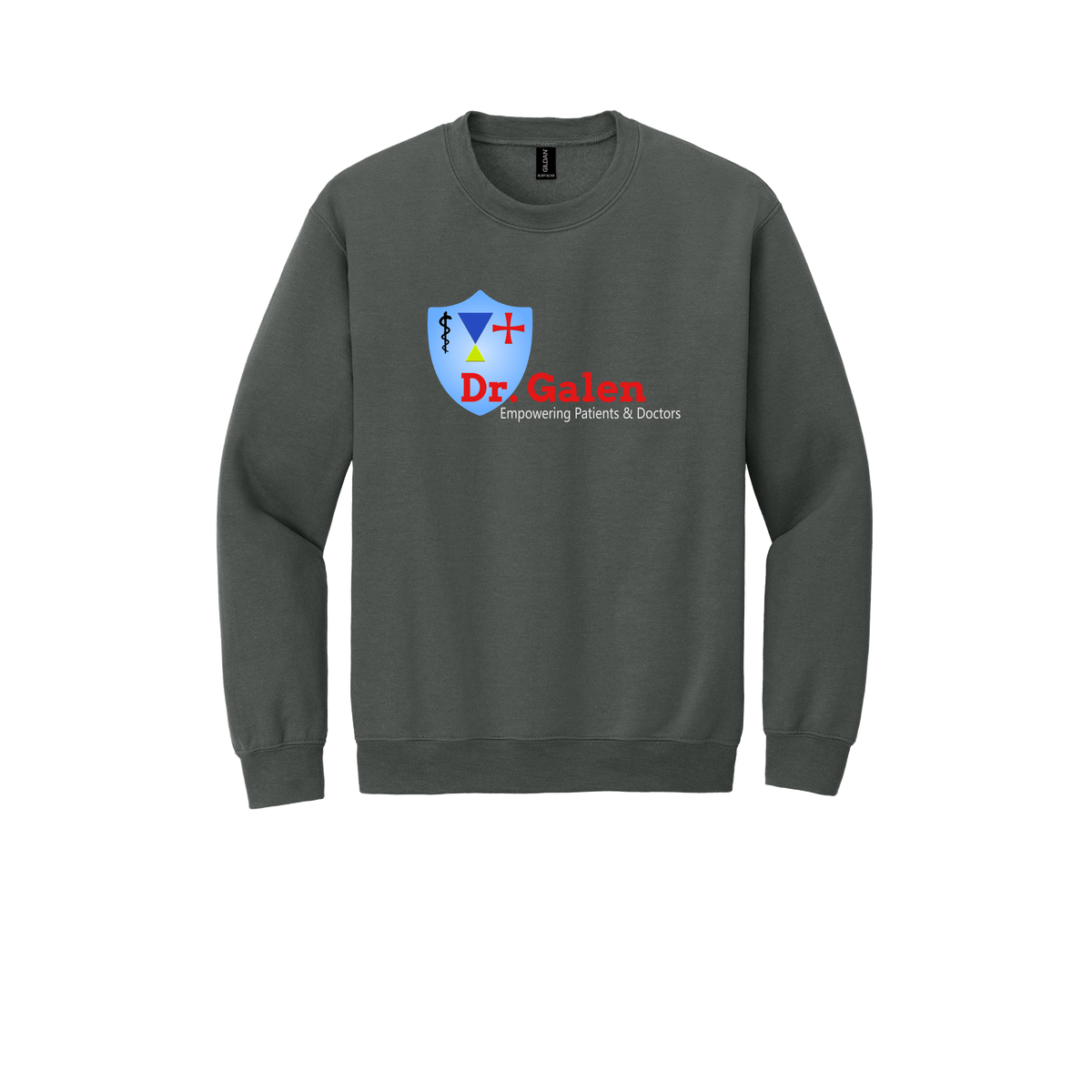 drgalen-clinic-comfort-crewneck-dtf-front-18000-charcoal-flat-front