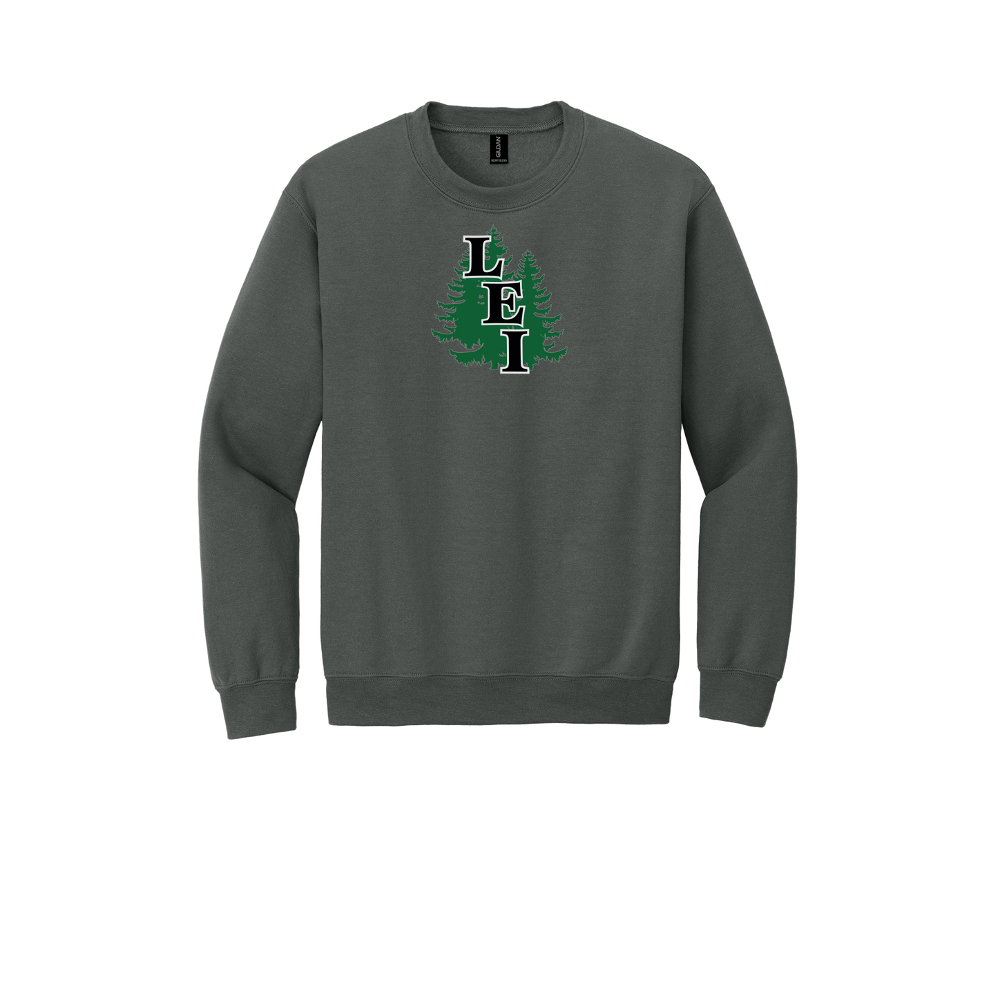 leisite-comfort-crewneck-dtf-front-18000-charcoal-flat-front