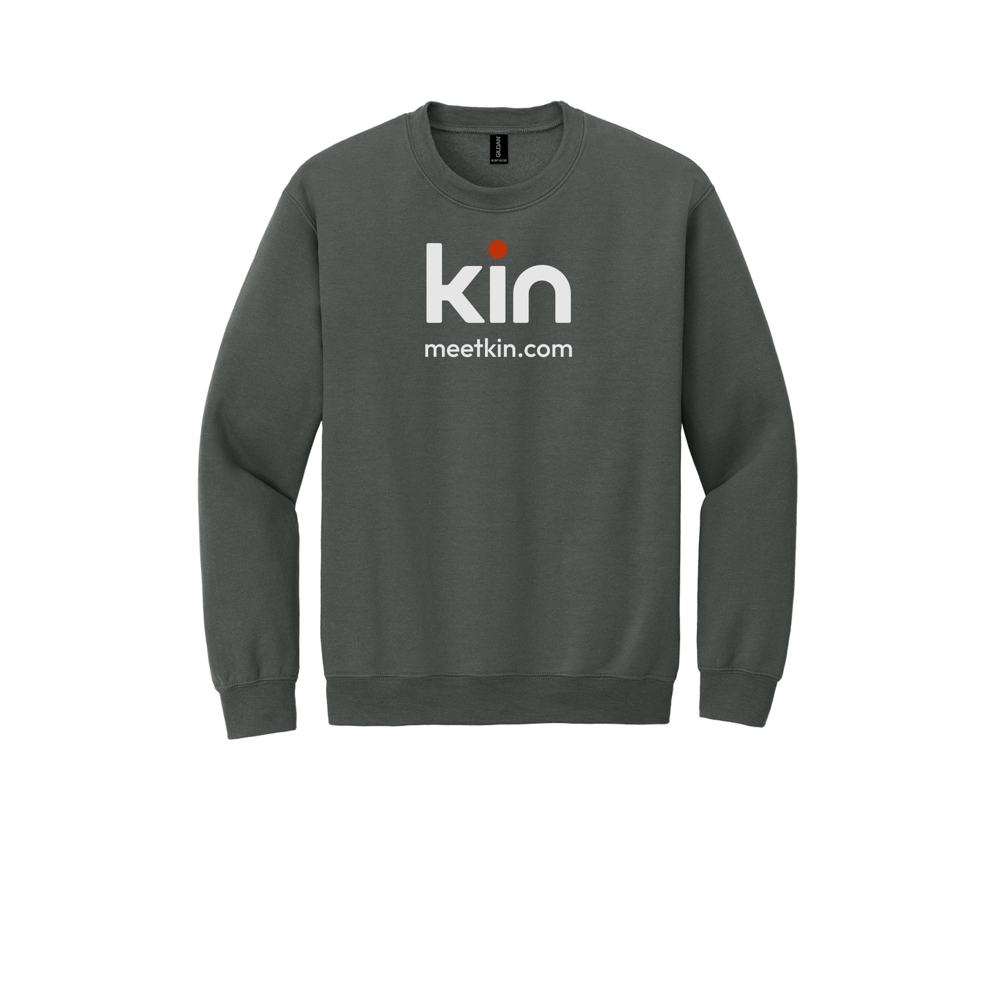kin-comfort-crewneck-dtf-front-18000-charcoal-flat-front