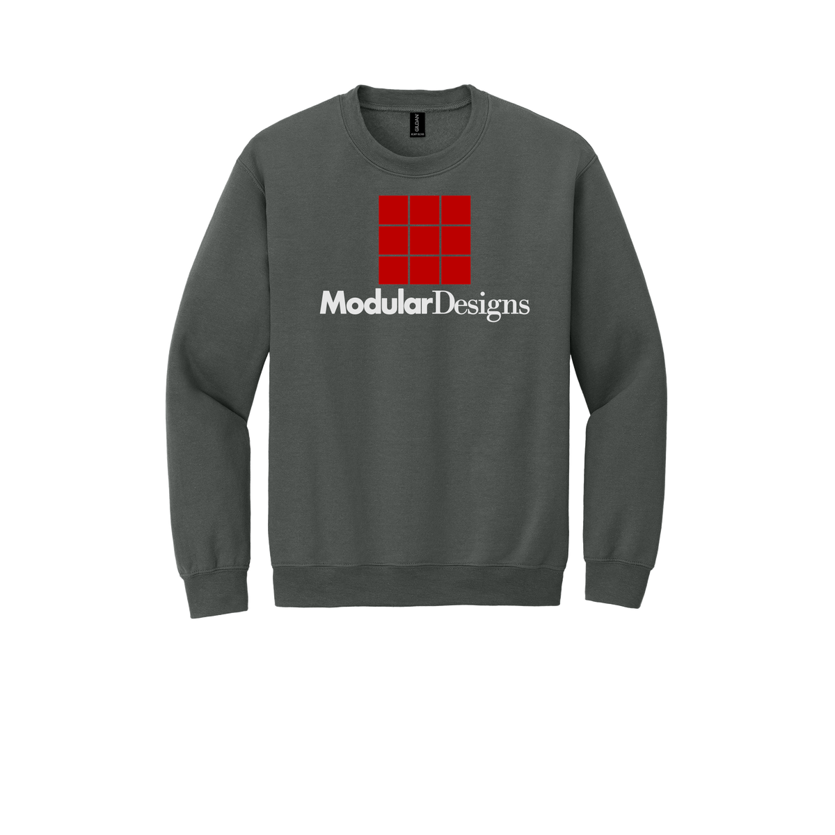 modulardesignsflooring-comfort-crewneck-dtf-front-18000-charcoal-flat-front