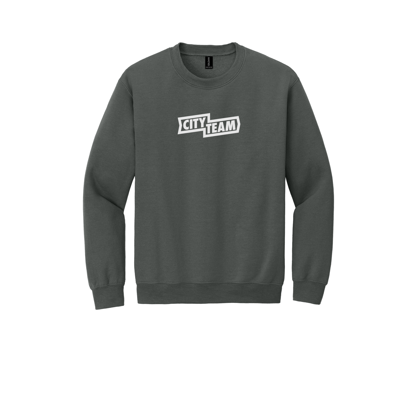 cityteam-comfort-crewneck-dtf-front-18000-charcoal-flat-front