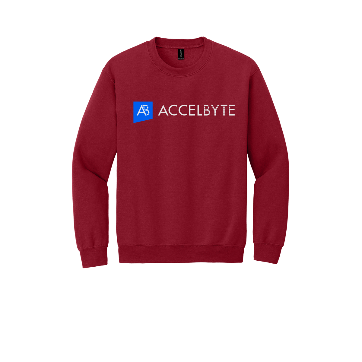 accelbyte-comfort-crewneck-dtf-front-18000-cherryred-flat-front