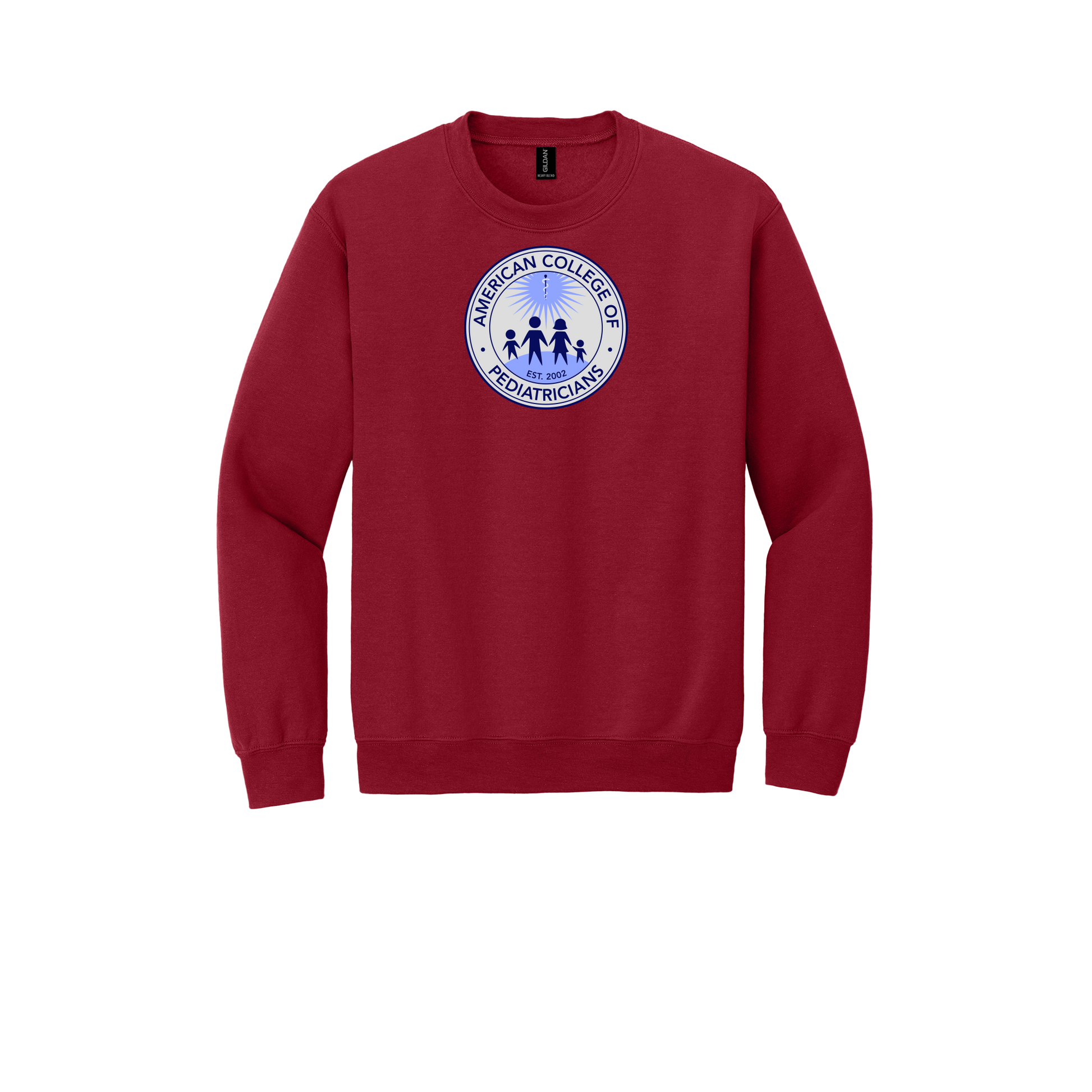 acpeds-clinic-comfort-crewneck-dtf-front-18000-cherryred-flat-front