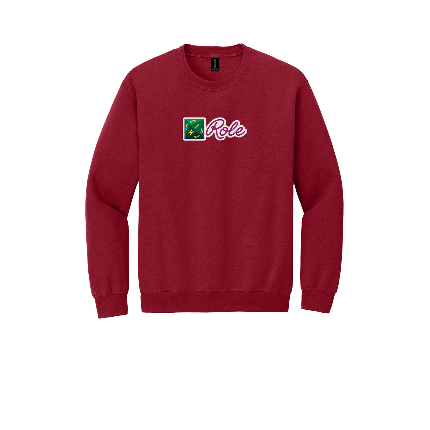 cinemarole-comfort-crewneck-dtf-front-18000-cherryred-flat-front
