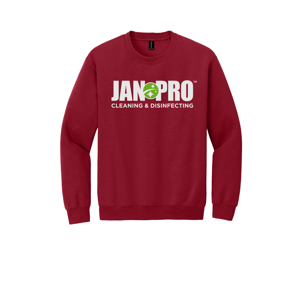 jan-pro-comfort-crewneck-dtf-front-18000-cherryred-flat-front
