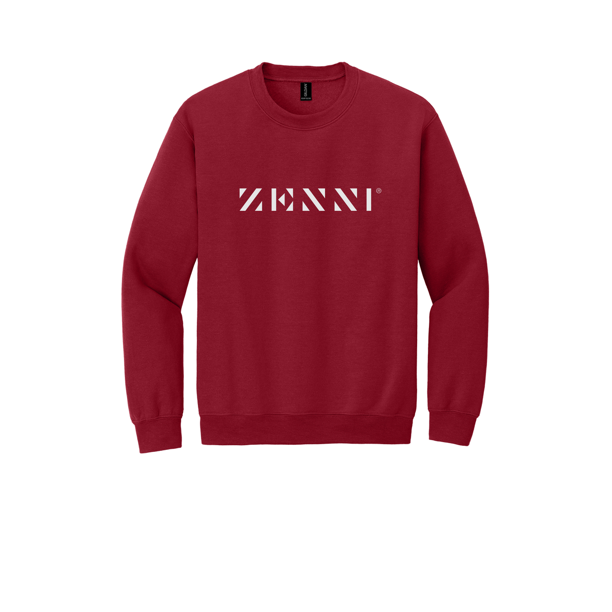 zennioptical-clinic-comfort-crewneck-dtf-front-18000-cherryred-flat-front