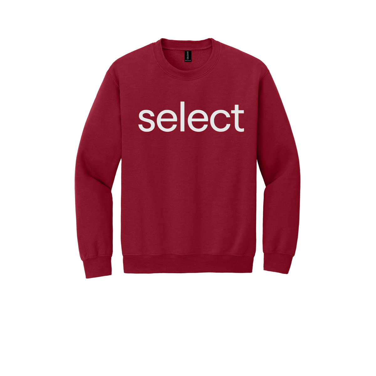 meetselect-comfort-crewneck-dtf-front-18000-cherryred-flat-front