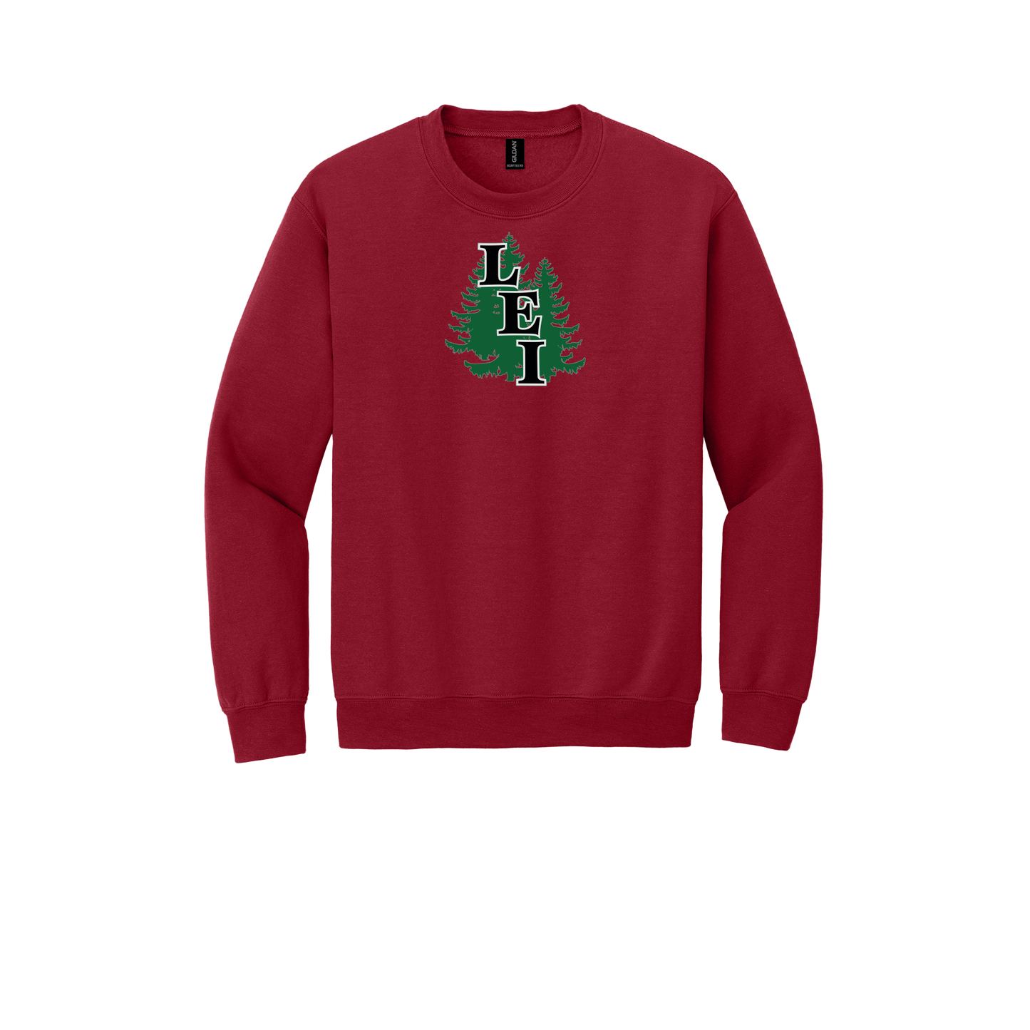 leisite-comfort-crewneck-dtf-front-18000-cherryred-flat-front