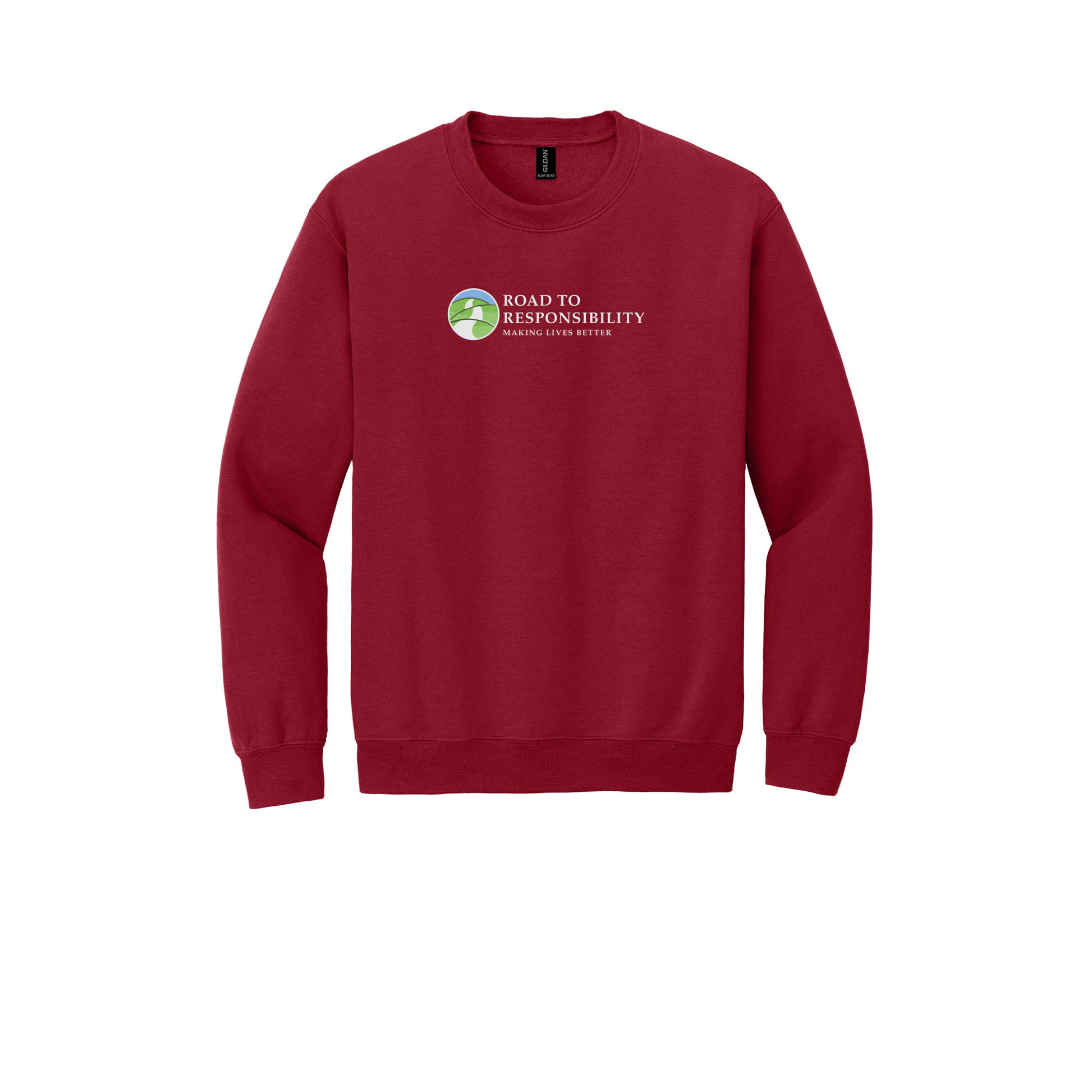 roadtoresponsibility-comfort-crewneck-dtf-front-18000-cherryred-flat-front
