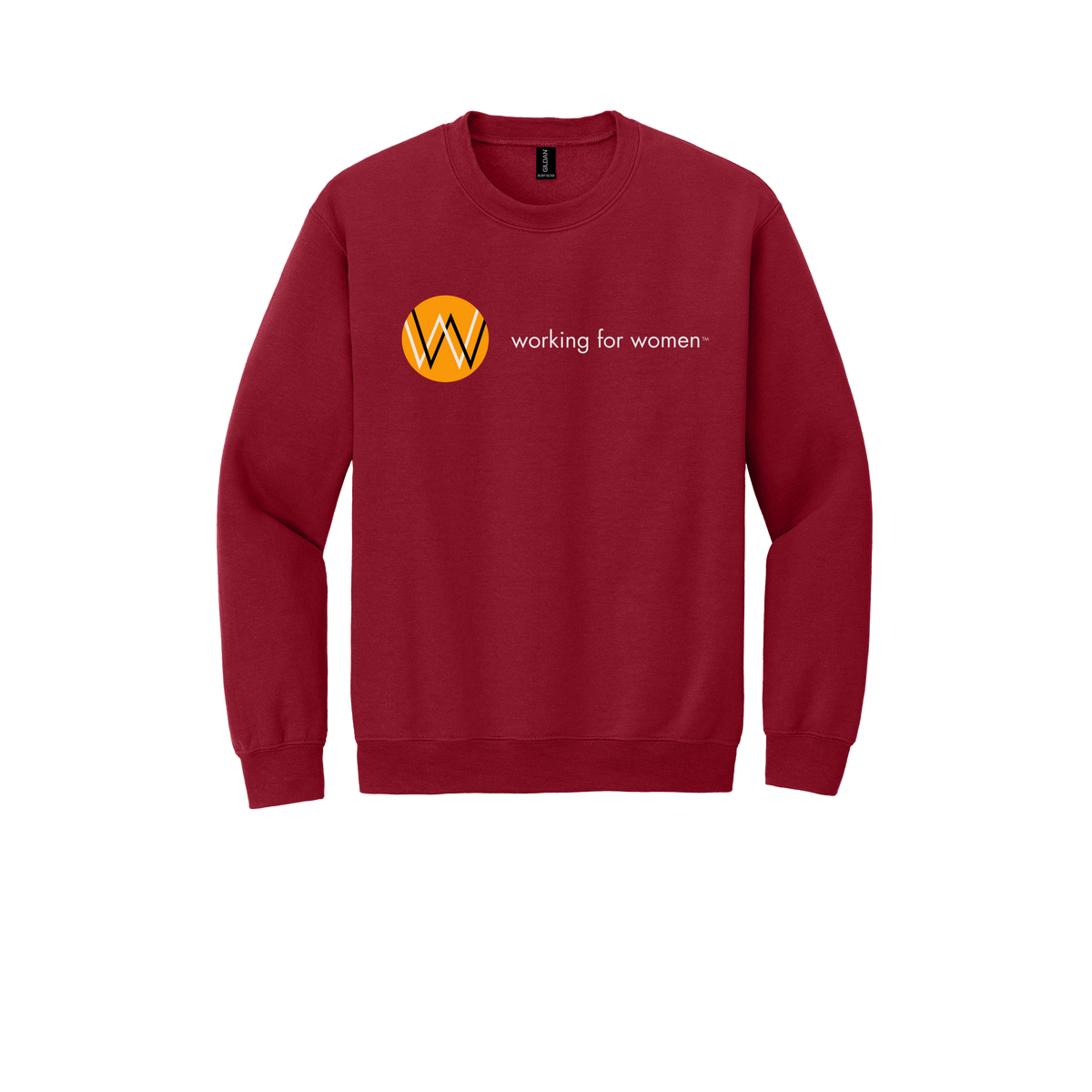 workingforwomen-comfort-crewneck-dtf-front-18000-cherryred-flat-front