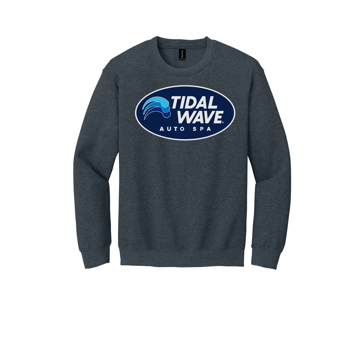 tidalwaveautospa-comfort-crewneck-dtf-front-18000-darkheather-flat-front
