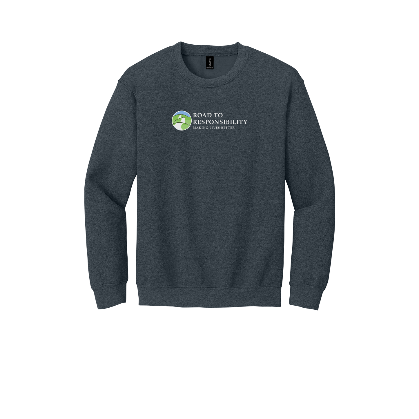 roadtoresponsibility-comfort-crewneck-dtf-front-18000-darkheather-flat-front