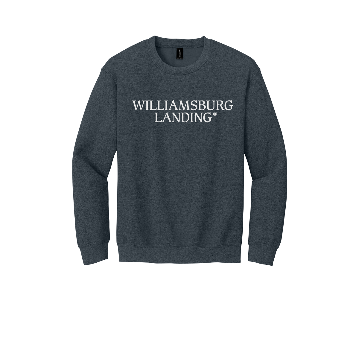 williamsburglanding-comfort-crewneck-dtf-front-18000-darkheather-flat-front