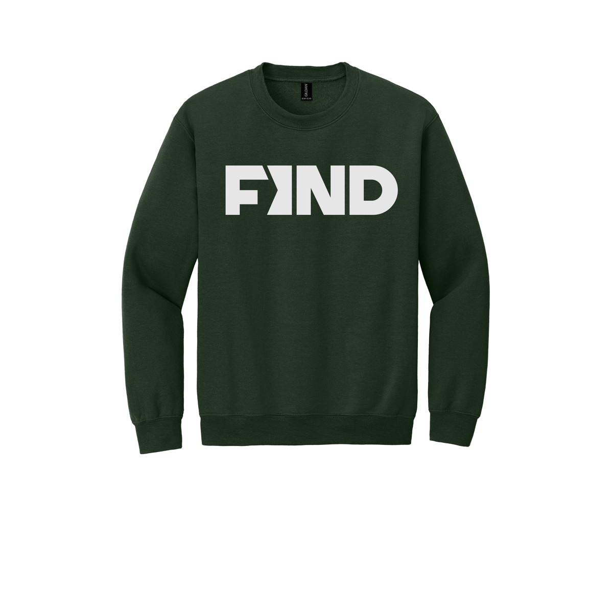 findrealestate-comfort-crewneck-dtf-front-18000-forestgreen-flat-front