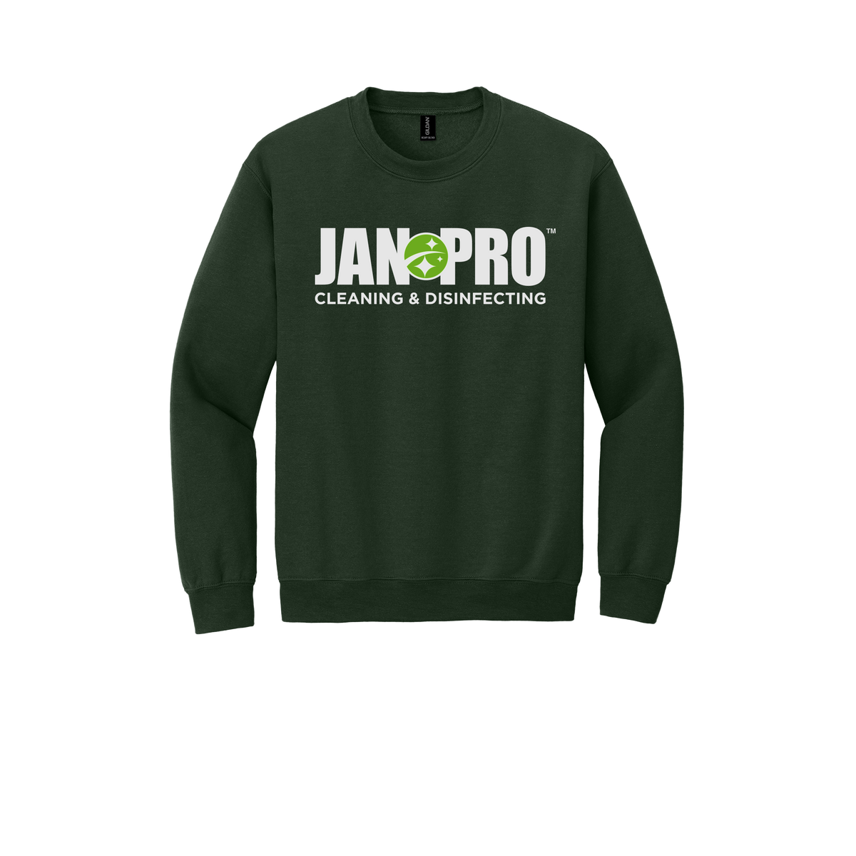 jan-pro-comfort-crewneck-dtf-front-18000-forestgreen-flat-front