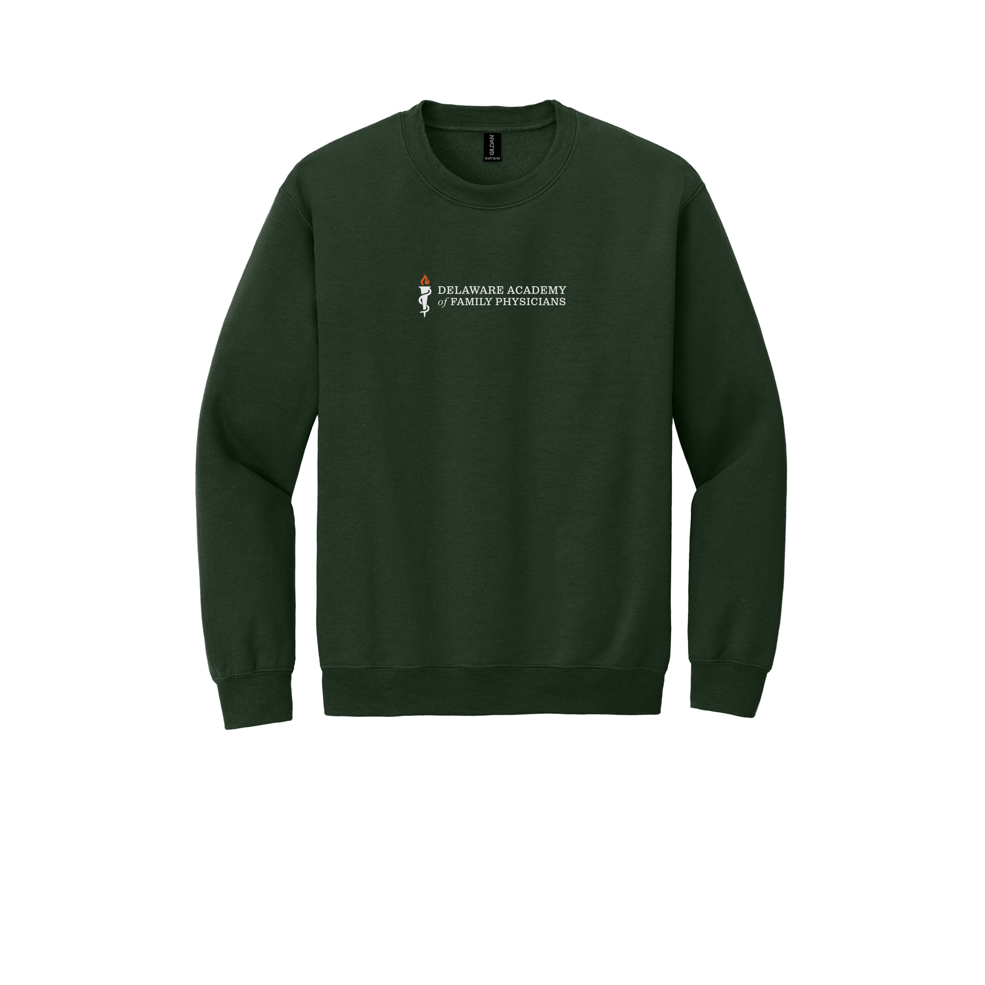 delfamdoc-clinic-comfort-crewneck-dtf-front-18000-forestgreen-flat-front