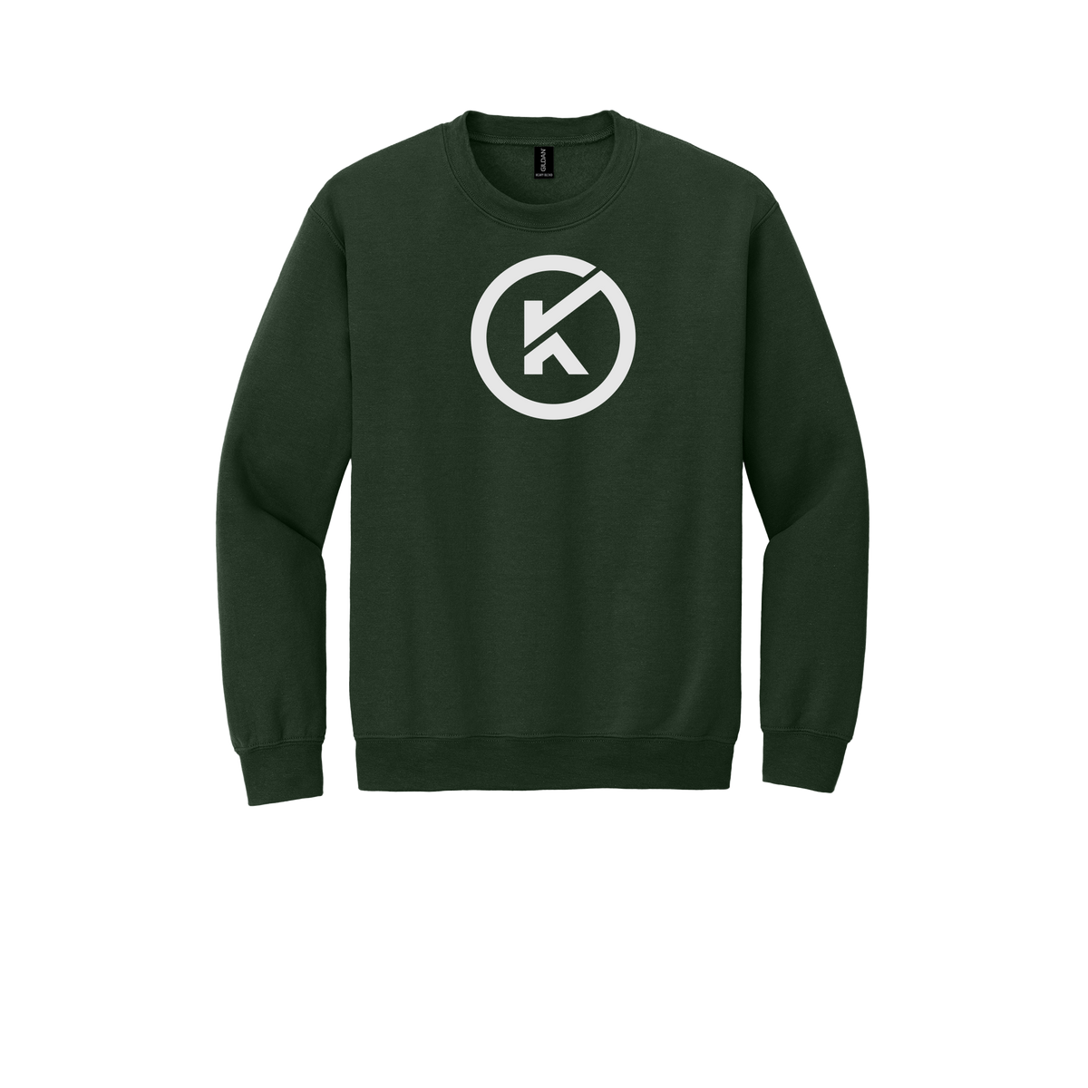 kitmanlabs-comfort-crewneck-dtf-front-18000-forestgreen-flat-front