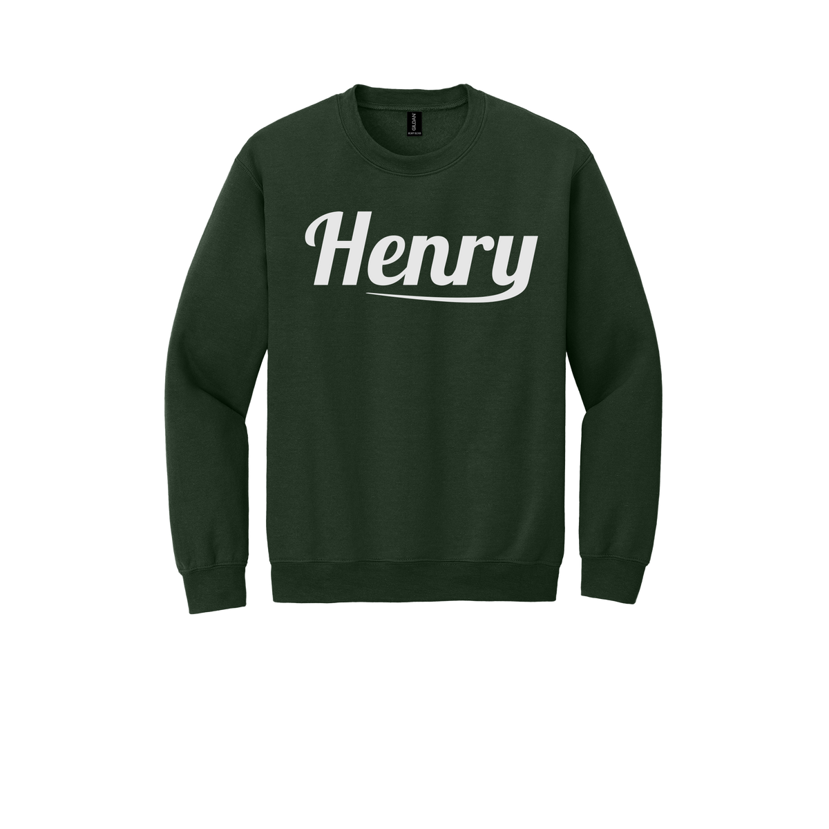 henrymeds-comfort-crewneck-dtf-front-18000-forestgreen-flat-front