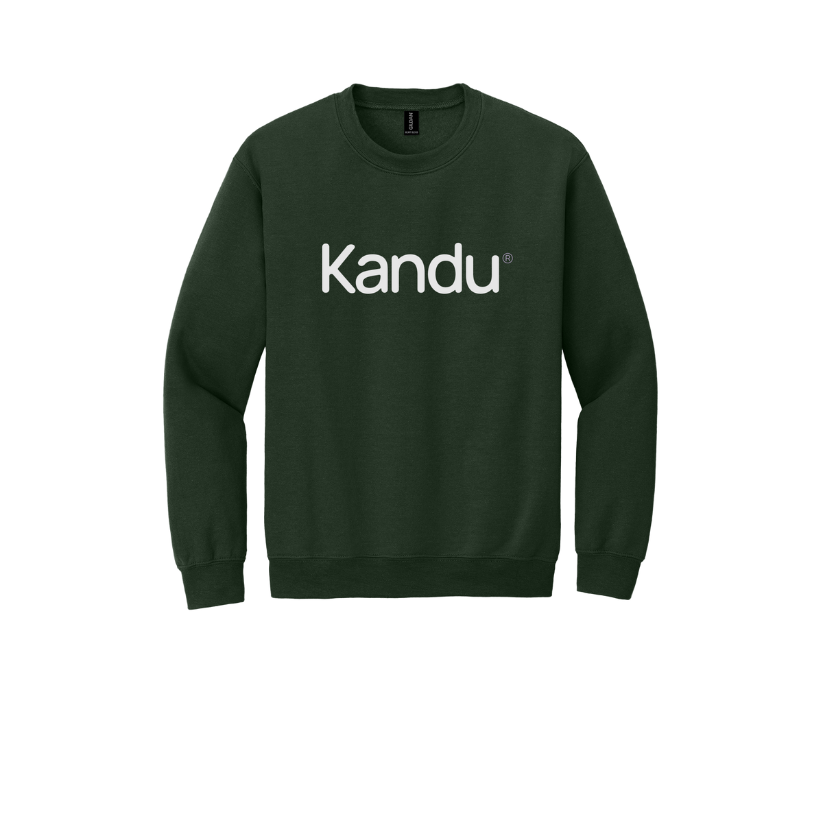 kandu-clinic-comfort-crewneck-dtf-front-18000-forestgreen-flat-front