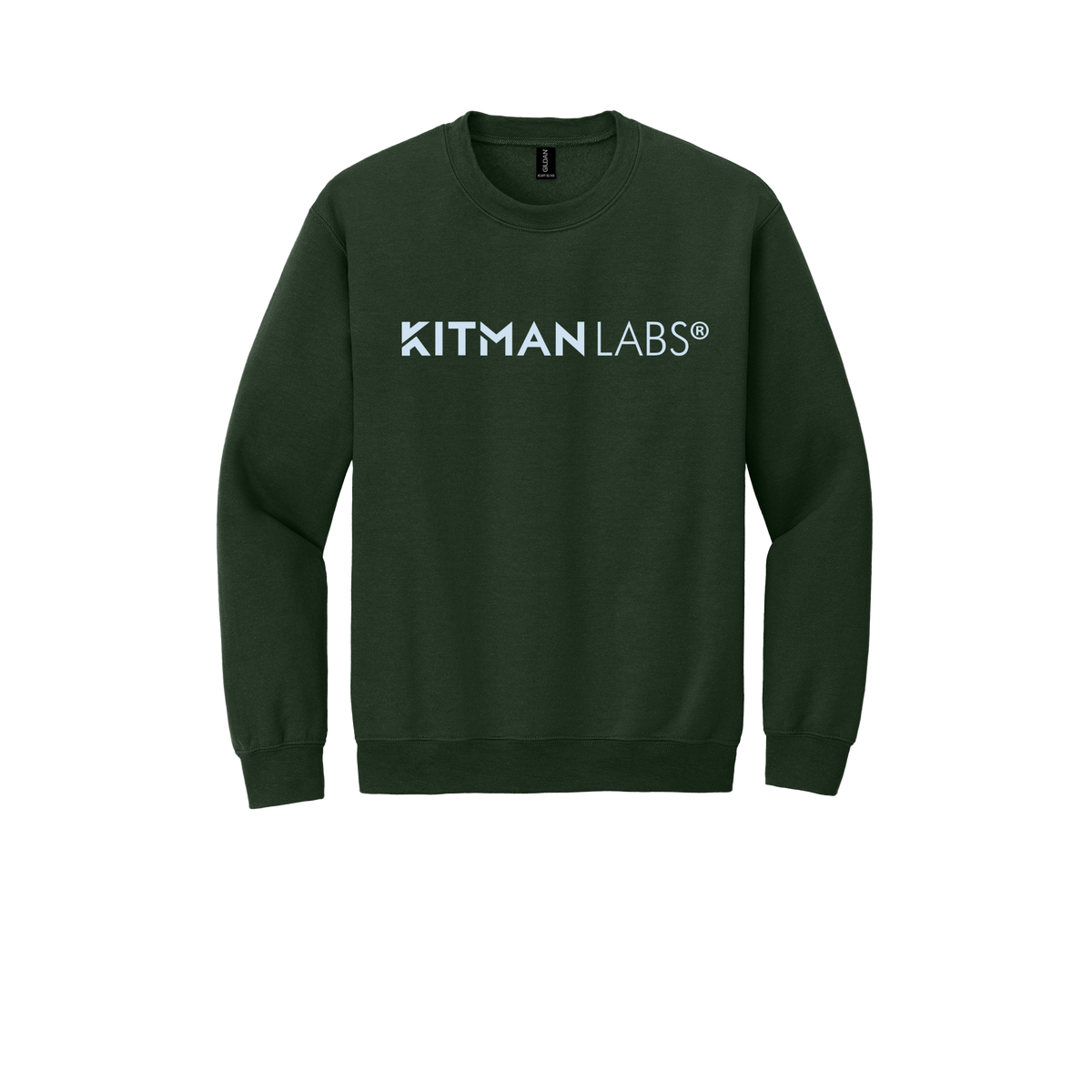 kitmanlabs-comfort-crewneck-dtf-front-18000-forestgreen-flat-front