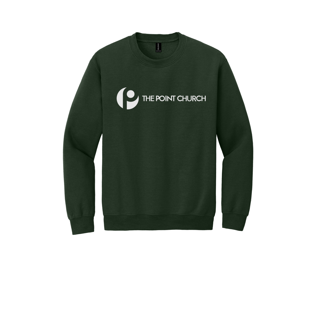thepointva-comfort-crewneck-dtf-front-18000-forestgreen-flat-front