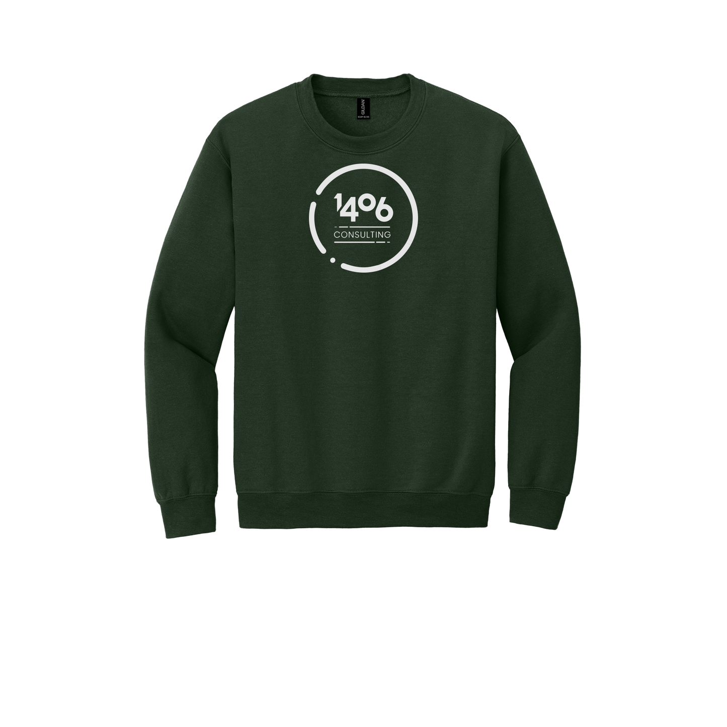 1406consulting-comfort-crewneck-dtf-front-18000-forestgreen-flat-front